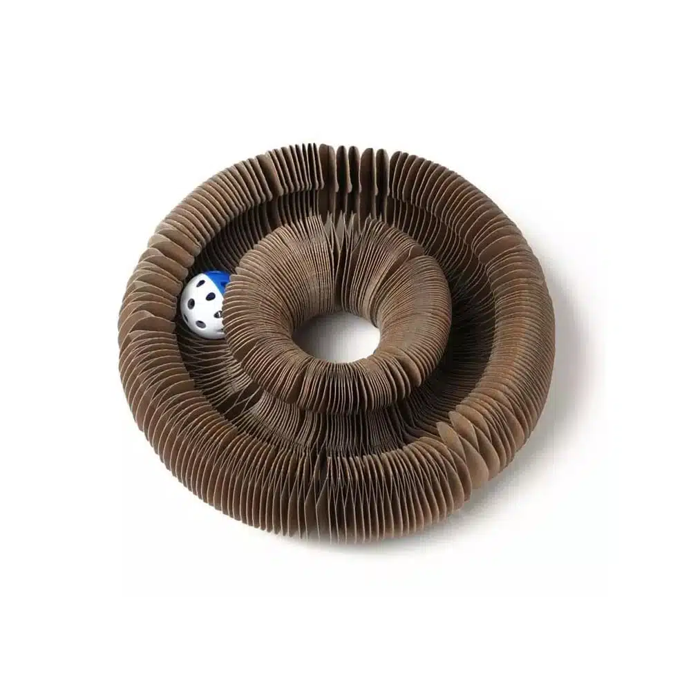 Multi-Functional Cat Scratching Post – Lounge Bed, Scratching Pad, and Toy