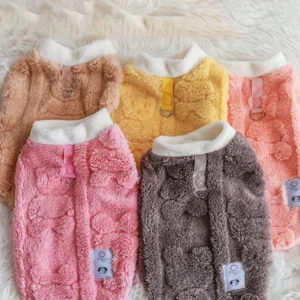 Cozy wool dog sweaters in various colors, perfect wool jumpers for small dogs. Soft and warm pet clothes made of premium material.