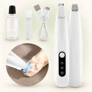 Rechargeable LED Pet Paw Trimmer for Dogs and Cats