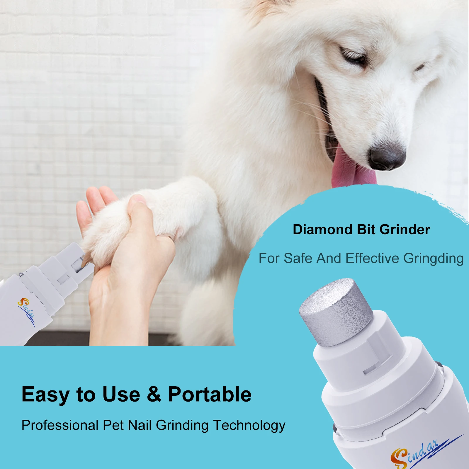 USB Rechargeable Pet Nail Grinder - 4 USB Rechargeable Pet Nail Grinder - product image 4
