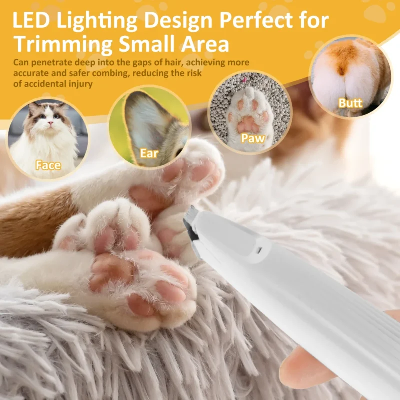 Rechargeable LED Pet Paw Trimmer - product image 4