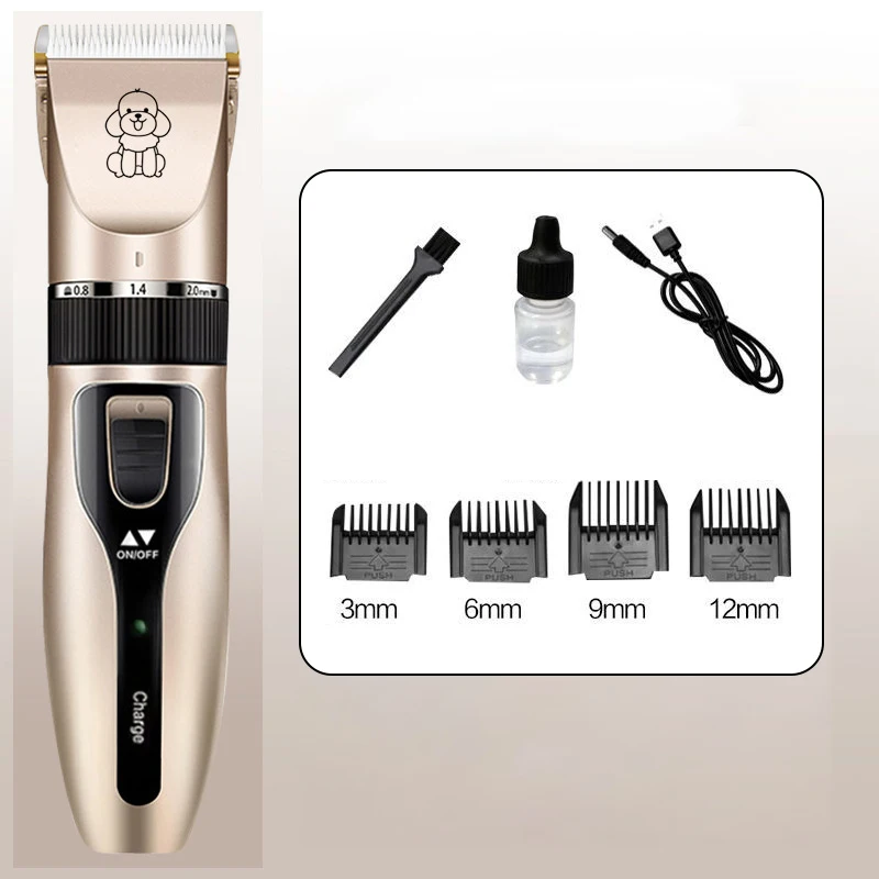 Cordless Pet Grooming Clipper Set – Ceramic Blade - product detail 2