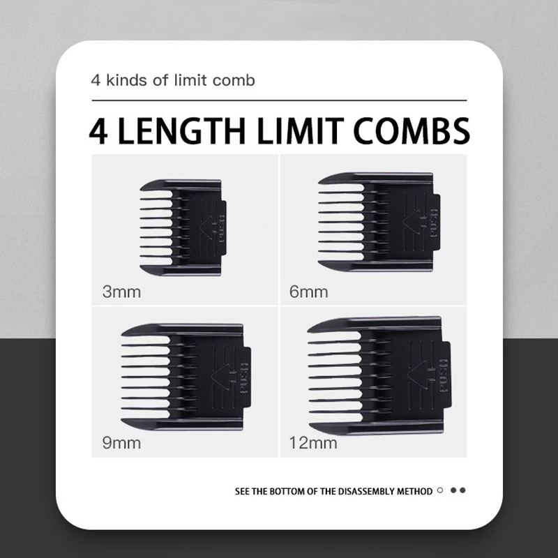 S489db13295844e4bb4e8c51fab8728d47 Cordless Pet Grooming Clipper Set – Ceramic Blade - product detail 3