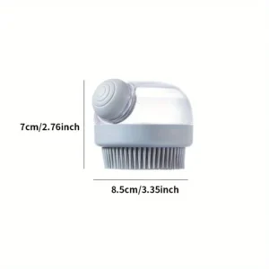 Silicone Pet Bath & Massage Brush with Shampoo Dispenser - product image 2