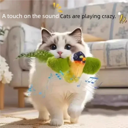 Interactive Chirping Bird Toy for Cats - product image 1