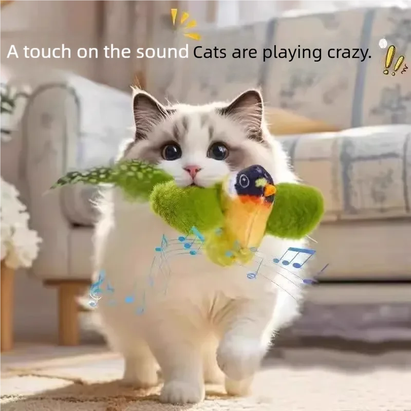 Interactive Chirping Bird Toy for Cats - product image 1