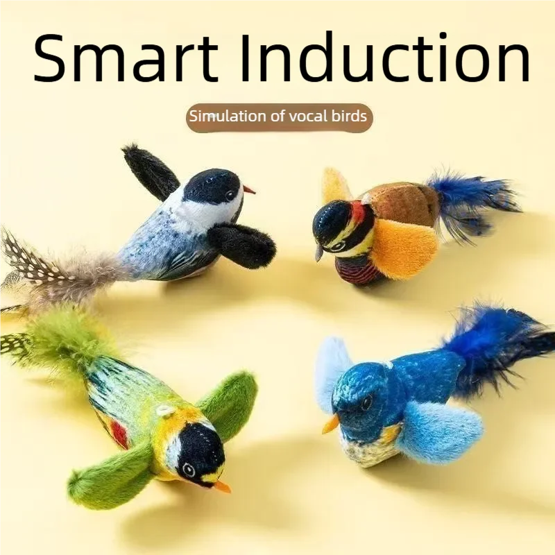 Interactive Chirping Bird Toy for Cats - product image 2